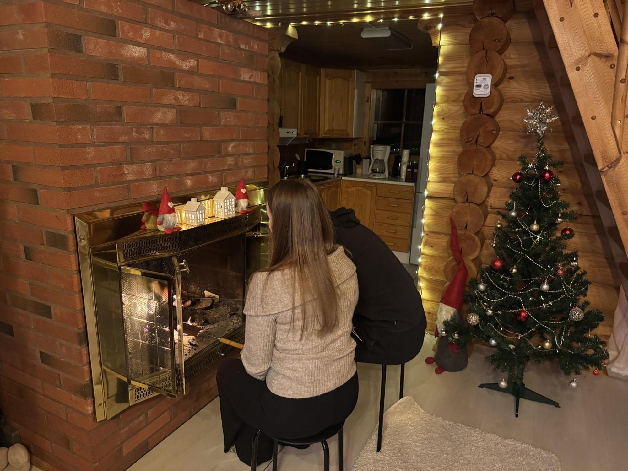 Lapin Villa Hiisi Joen Rannalla Ranua Exteriér fotografie
