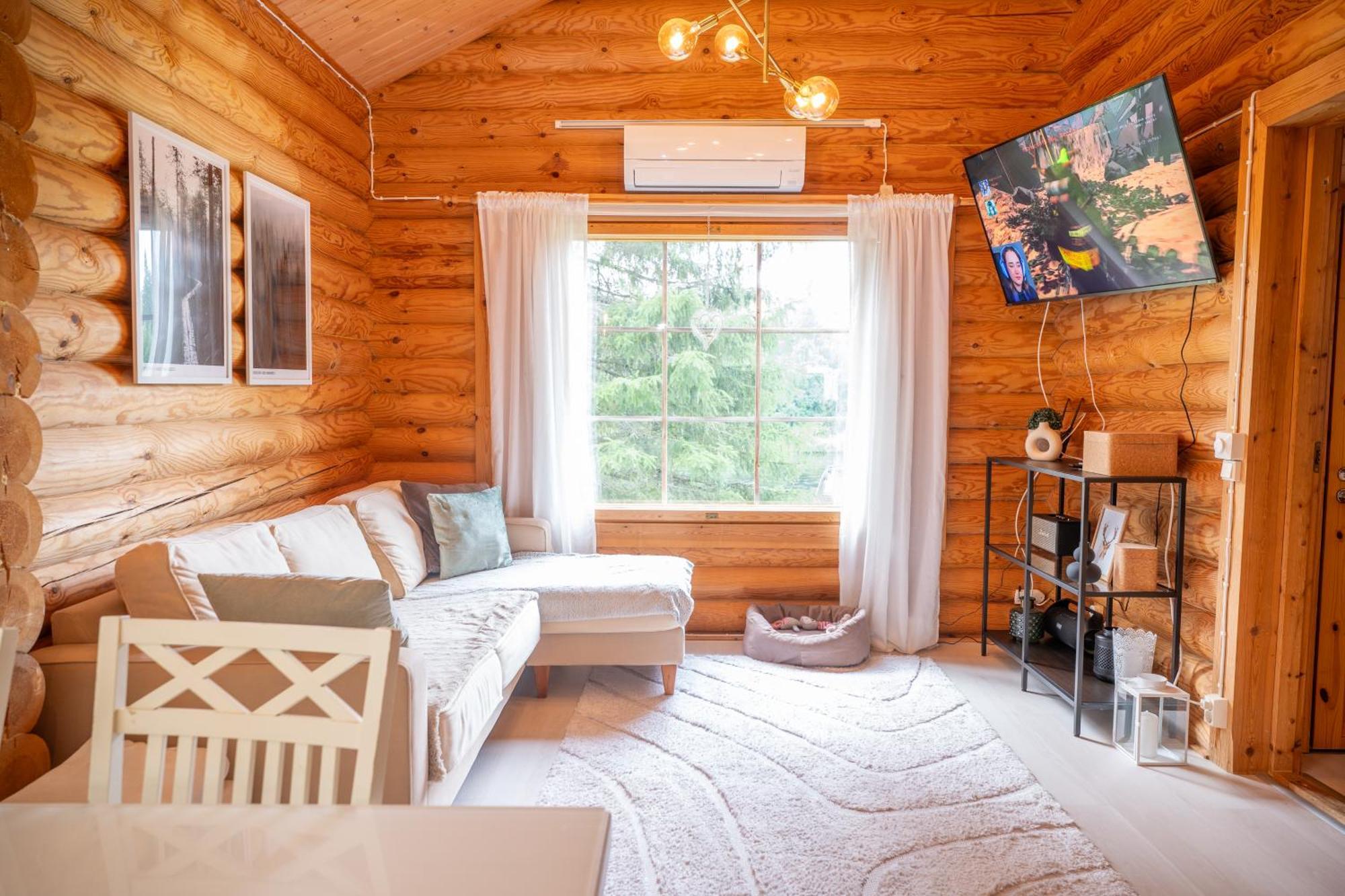 Lapin Villa Hiisi Joen Rannalla Ranua Exteriér fotografie