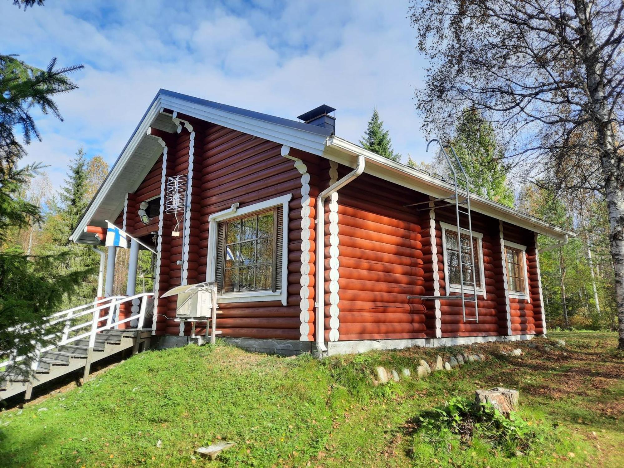 Lapin Villa Hiisi Joen Rannalla Ranua Exteriér fotografie